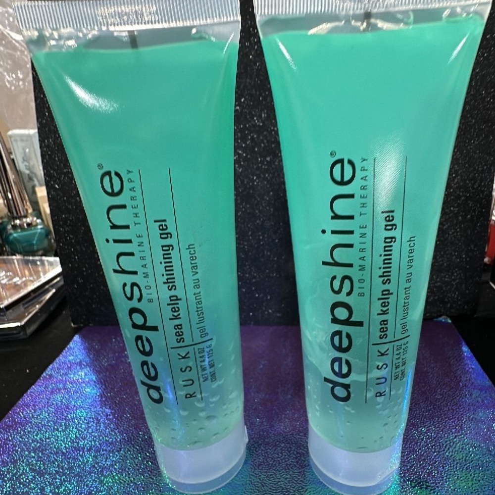 2 PC- Rusk Deepshine Sea Kelp Shining Gel, Concentrated Styling Support Gel, 4OZ